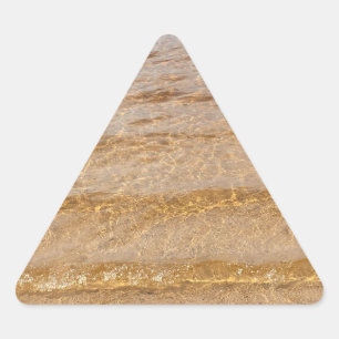 Kristalhelder water Sandy Beach Ocean Zee Golven Sticker