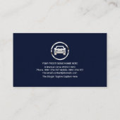 Kristalhelder waterdruppels Auto-uitwas Visitekaartje (Achterkant)