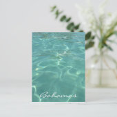 kristalhelder zwemwater briefkaart (Staand voorkant)