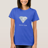 kristalheldere diamant t-shirt (Voorkant)