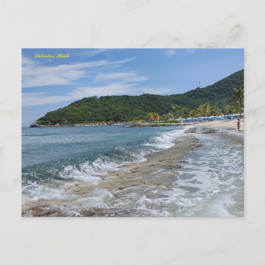 Kristalheldere wateren van Labadee, Haïti Briefkaart (Voorkant)