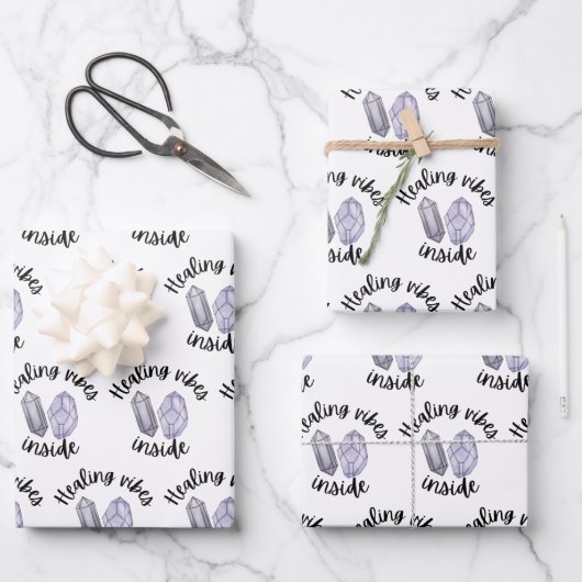 Kristalherstellende buizen in papierbladen inpakpapier vel (Voorkant)