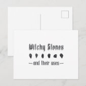 Kristalherstellende witkerstenen en hun gebruik Gi Briefkaart (Voorkant / Achterkant)