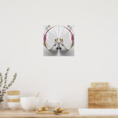 Kristalimpressie 4b poster (Keuken)