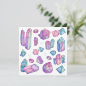 Kristalkaart Bedankkaart (Staand voorkant)