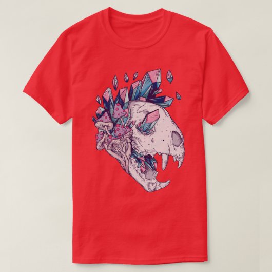 Kristalkatschedel T-shirt (Design voorkant)