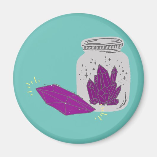 Kristalle crystals magneet (Voorkant)