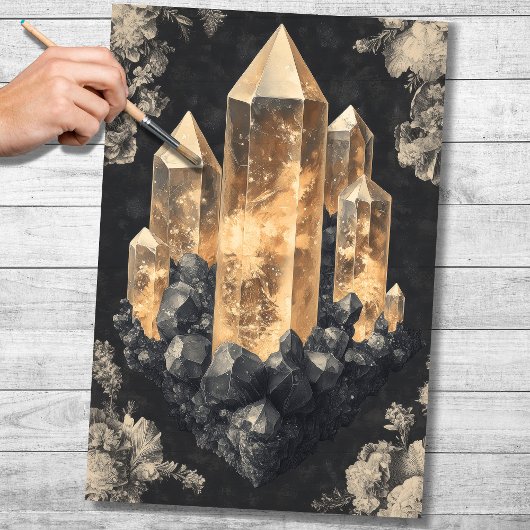 Kristallen 3 Decoupage Papier