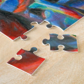 Kristallen abstract potlood Kunstkanaal voor  teke Legpuzzel (Zijkant)