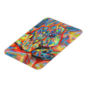 Kristallen abstract potlood Kunstkanaal voor  teke Magneet (Linkerzijde)