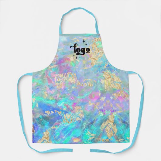 kristallen achtergrond schort (Voorkant)