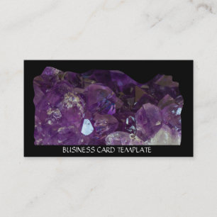 Kristallen Amethyst Visitekaartje