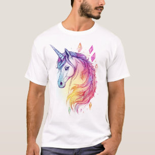 Kristallen Aura Eenhoorn (1) T-shirt