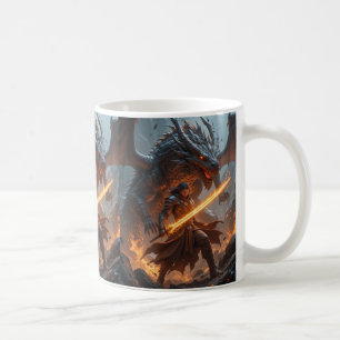 Kristallen bal Dragon Slayer – De Vuurgeboren Held Koffiemok