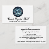 Kristallen bal Energie Reiki Meditatie Visitekaartje (Voorkant / Achterkant)