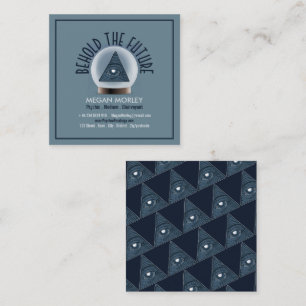 Kristallen bal, Psychisch - Medium - Helderziende Vierkante Visitekaartje