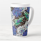 Kristallen bloemen latte mok (Rechterhoek)