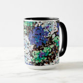 Kristallen bloemen mok (Voorkant rechts)