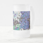 Kristallen bloesems matglas bierpul (Voorkant rechts)