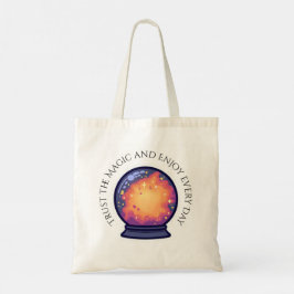 Kristallen Bol Halloween Boodschappentas Tote Bag