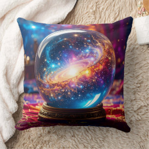 Kristallen Bol - Ik Zie Een Kosmische Gebeurtenis Kussen