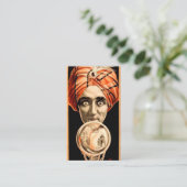 Kristallen Bol van de Waarzegger Contactkaartje (Staand voorkant)