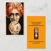 Kristallen Bol van de Waarzegger Contactkaartje (Voorkant / Achterkant)