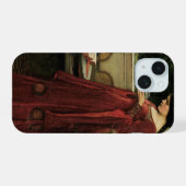 Kristallen Bol van John William Waterhouse iPhone 15 Case (Achterkant horizontaal)