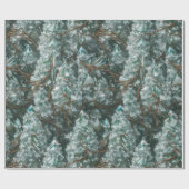 Kristallen Bomen met Stromende Wortels Inpakpapier (Vlak)