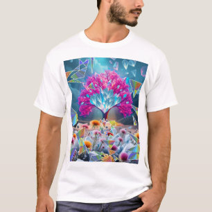 Kristallen boom van licht t-shirt