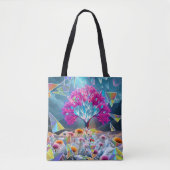 Kristallen boom van licht tote bag (Voorkant)