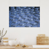 Kristallen Brilpatroon Abstracte Poster (Keuken)