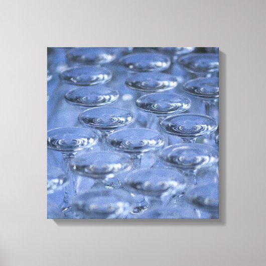 Kristallen Brilpatroon Abstracte Poster Canvas Afdruk (Voorkant)