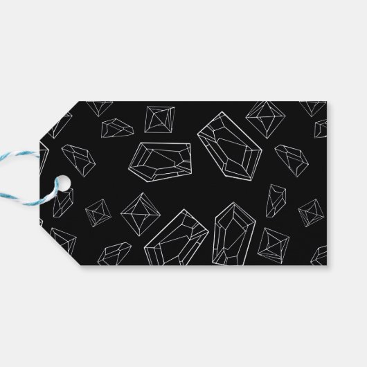 Kristallen Cadeaulabel (Achterkant Horizontaal)