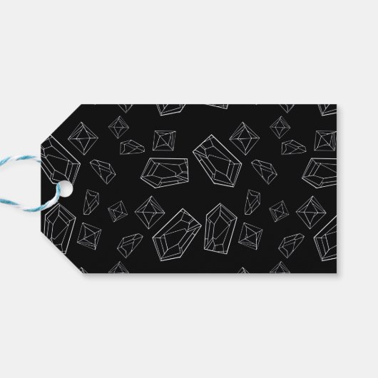 Kristallen Cadeaulabel (Achterkant Horizontaal)