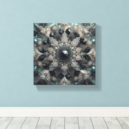 Kristallen Canvas Kunst (Insitu (Houten vloer))