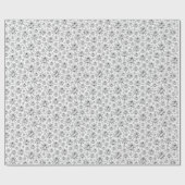 Kristallen Diamant Wit Grijs Zilver Fijn Cadeaupapier (Vlak)