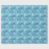 Kristallen diamanten cadeaupapier (Vlak)