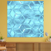 Kristallen diamanten canvas afdruk (Insitu (Woonkamer))