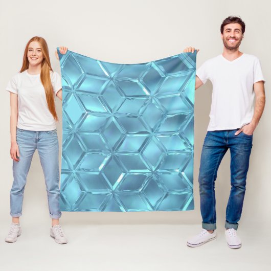 Kristallen diamanten fleece deken (In situ)