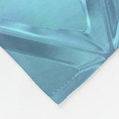 Kristallen diamanten fleece deken (Hoek)