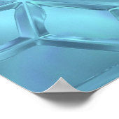 Kristallen diamanten poster (Hoek)