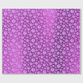 Kristallen Diamond Violet Paarse Plum Confetti Sti Cadeaupapier (Vlak)