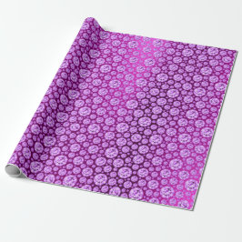 Kristallen Diamond Violet Paarse Plum Confetti Sti Cadeaupapier