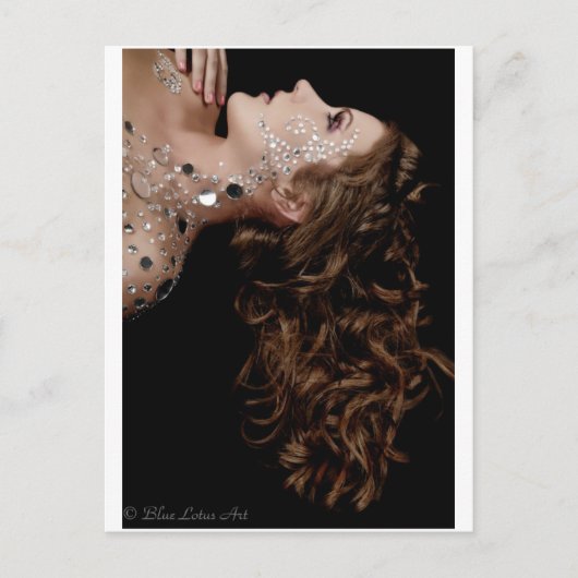 kristallen en haar briefkaart (Voorkant)