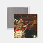 kristallen engel Vreugde aan de wereld Magneet (Voorkant / Achterkant)