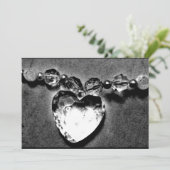 Kristallen Hart Kaart (Staand voorkant)