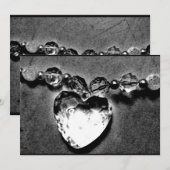 Kristallen Hart Kaart (Voorkant / Achterkant)