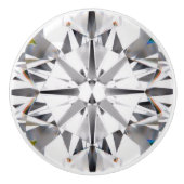 Kristallen illusie keramische knop (Voorkant)