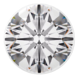 Kristallen illusie keramische knop